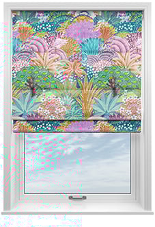 Kolkata Velvet, Carnival - Motorised Roman Blind